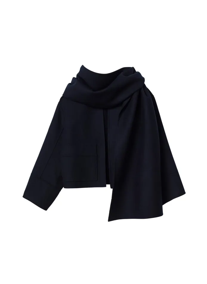 Women Jackets and Coats ALC Finley Wool Jacket Navy