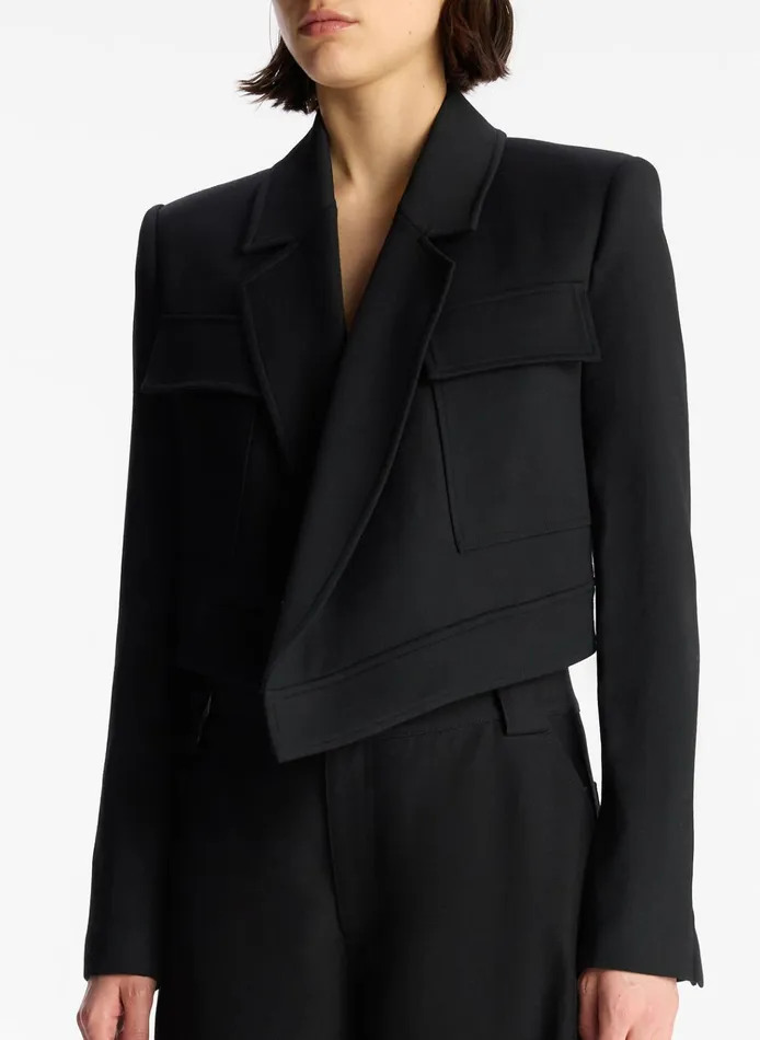 Women Jackets and Coats ALC Reeve Cropped Jacket Black