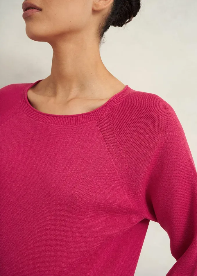 Women Jana Jumper With Wool Zinnia Pink Hobbs Jumpers and Cardigans
