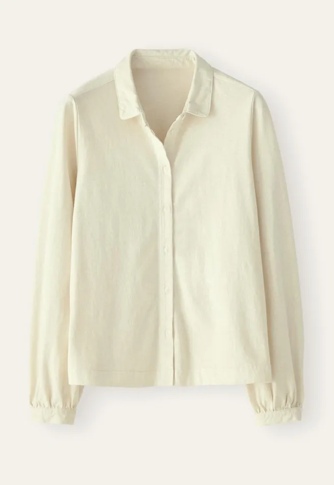 Women Jersey Shirt Ecru Poetry Fashion Shirts and Tunics