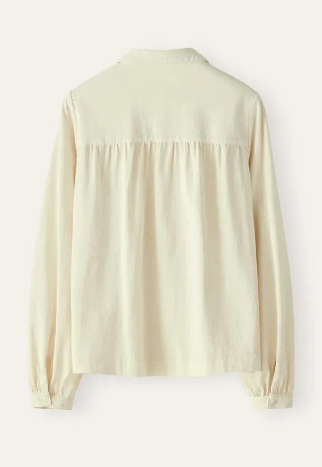 Women Jersey Shirt Ecru Poetry Fashion Shirts and Tunics