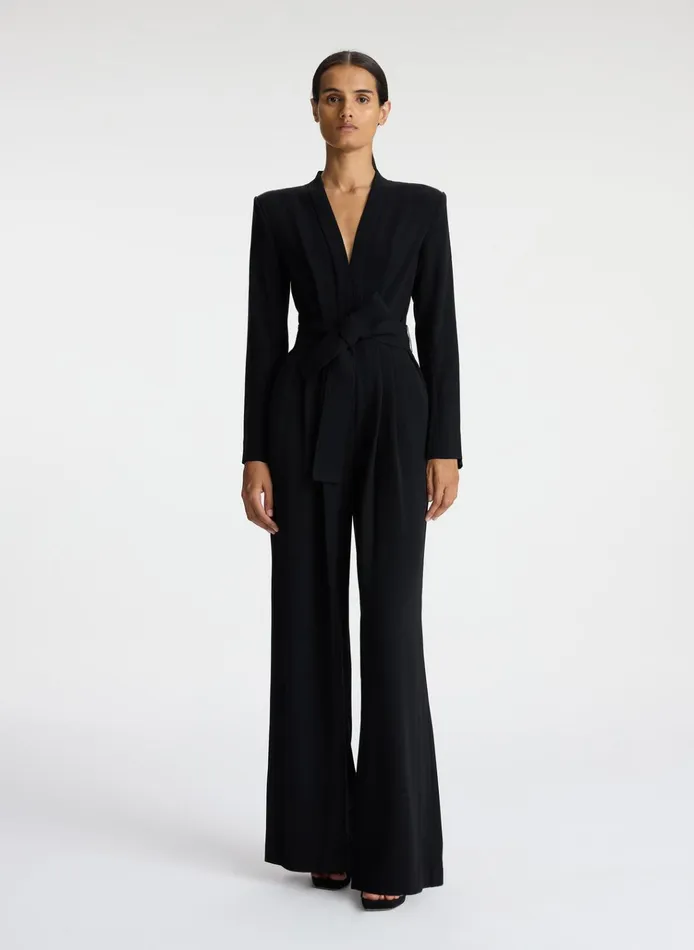 Women Jumpsuits ALC Kieran Ii WideLeg Jumpsuit Black
