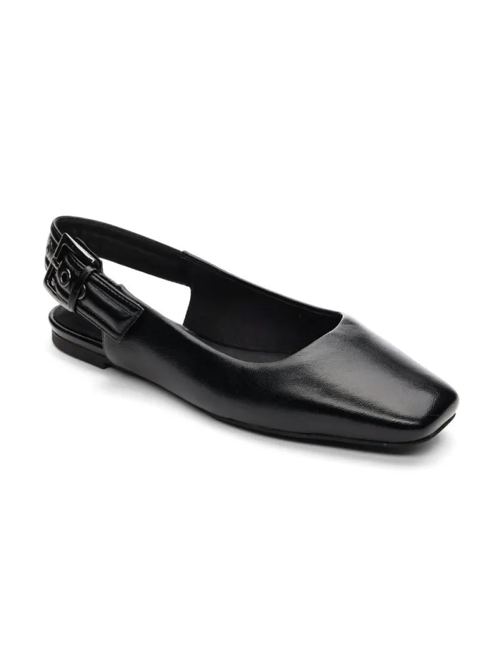 Women Kitchy Slingback Flat Black Sanctuary Clothing Ballet Flats