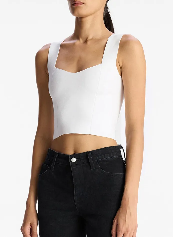 Women Knitwear ALC Jordana Knit Top White