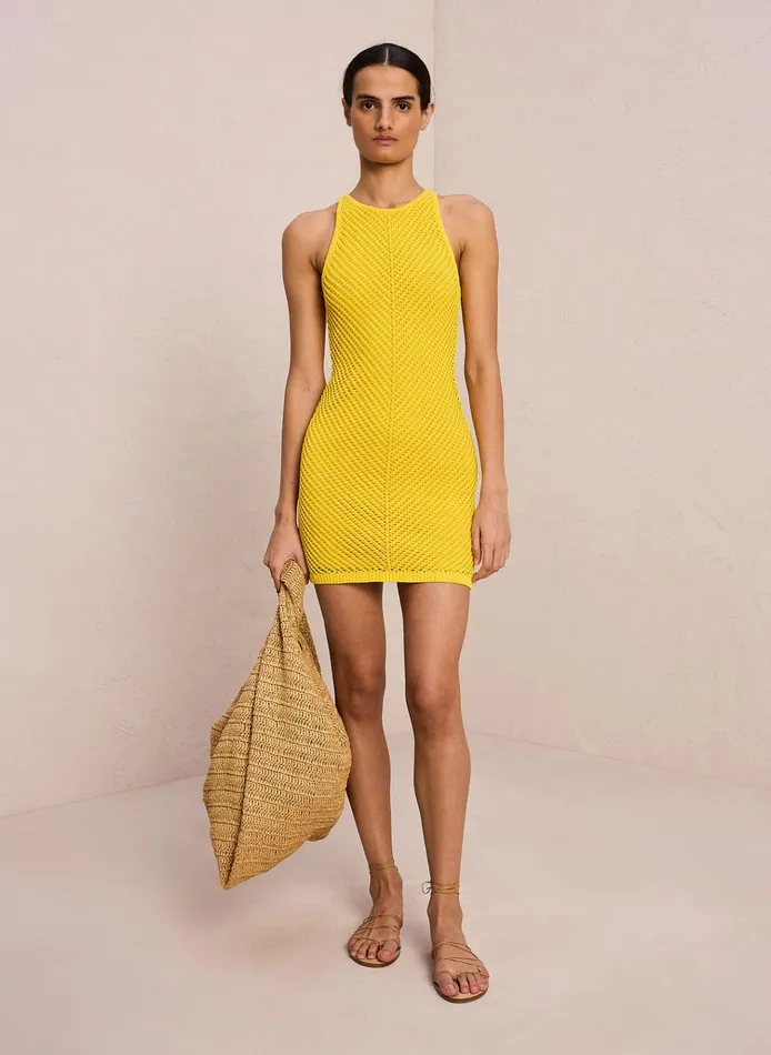 Women Knitwear ALC Senna Crochet Mini Dress Sole