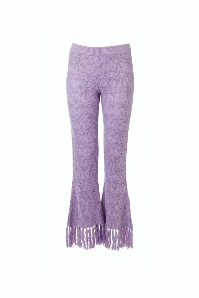 Women Knitwear DODO BAR OR BILLIE PANTS Purple