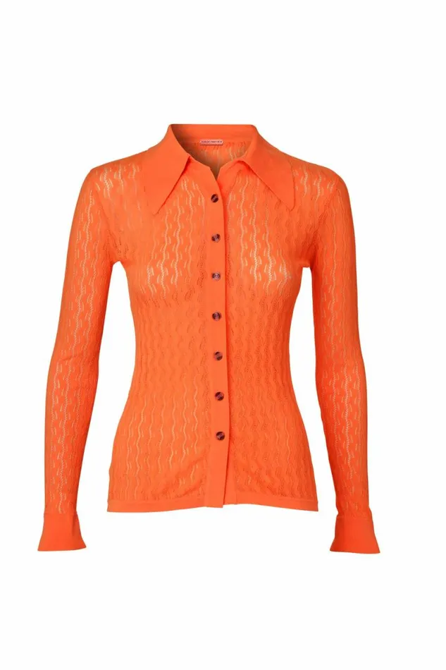 Women Knitwear DODO BAR OR Shine Shirt Orange