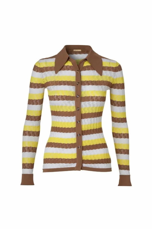 Women Knitwear DODO BAR OR Tilda Shirt Brown