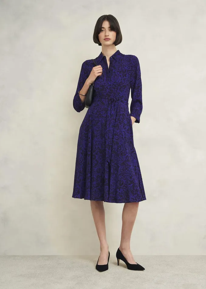 Women Lainey Dress Navy Blue Hobbs Dresses and Jumpsuits