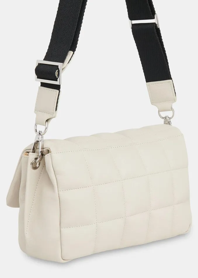 Women Leather Whistles Stone Ellis Quilted Crossbody Bag