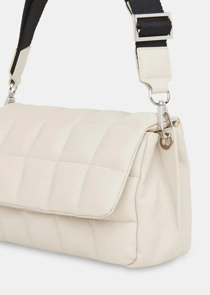 Women Leather Whistles Stone Ellis Quilted Crossbody Bag