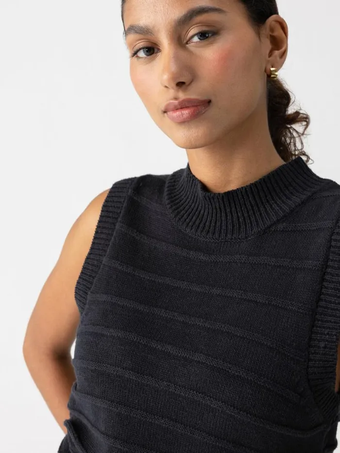 Women Life Is Easy Sweater Shell Tank Black Sanctuary Clothing Sweaters and Cardis Women Life Is Easy Sweater Shell Tank Black Sanctuary Clothing Sweaters and Cardis