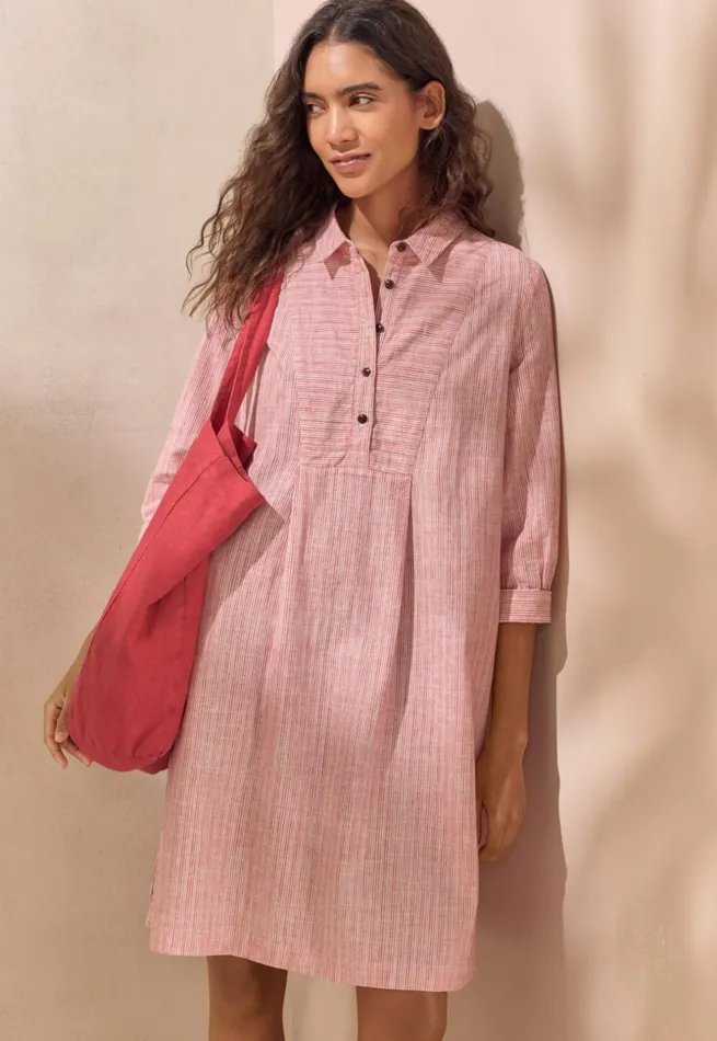 Women Linen Tote Bag Coral Poetry Fashion Accessories