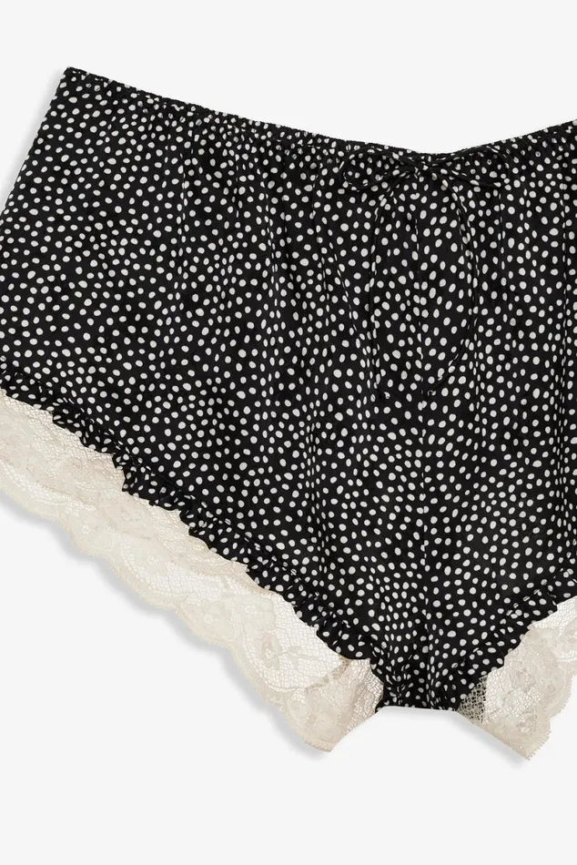Women Lingerie For Love and Lemons Evangeline Sleep Short Black Women Lingerie For Love and Lemons Evangeline Sleep Short Black