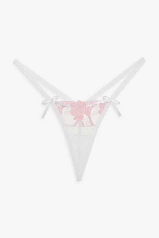 Women Lingerie For Love and Lemons Tawny Thong Panty Pink Women Lingerie For Love and Lemons Tawny Thong Panty Pink
