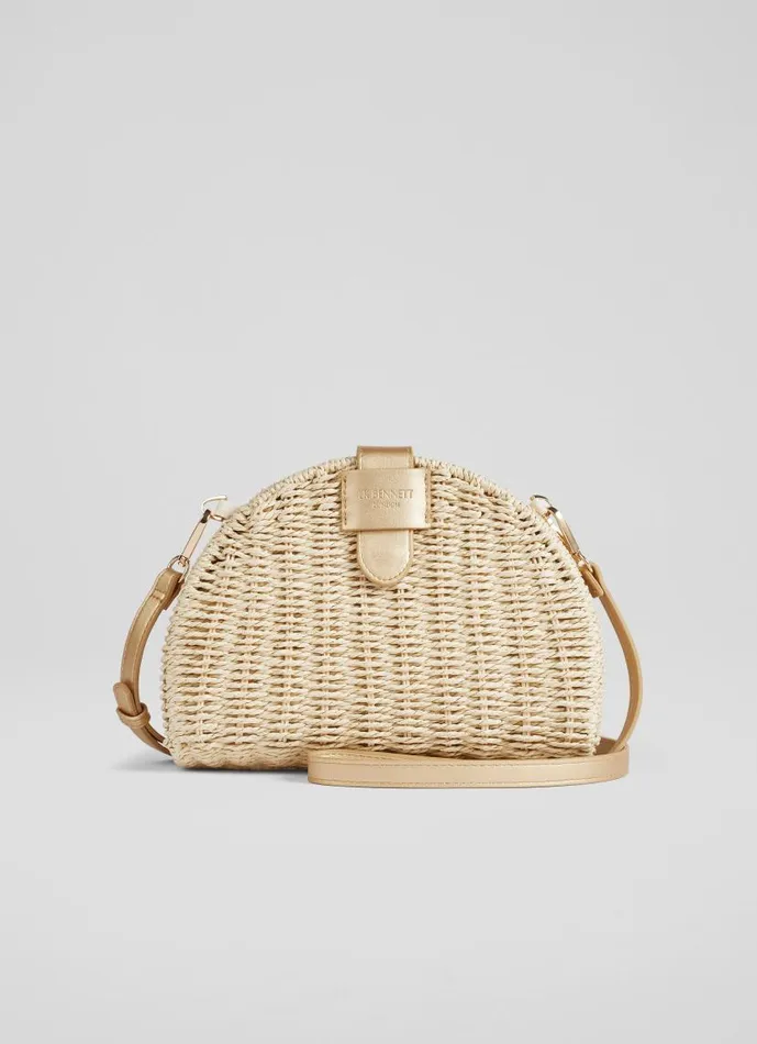 Women Lorena Natural Wicker Shoulder Bag LKBennett CrossBody Bags
