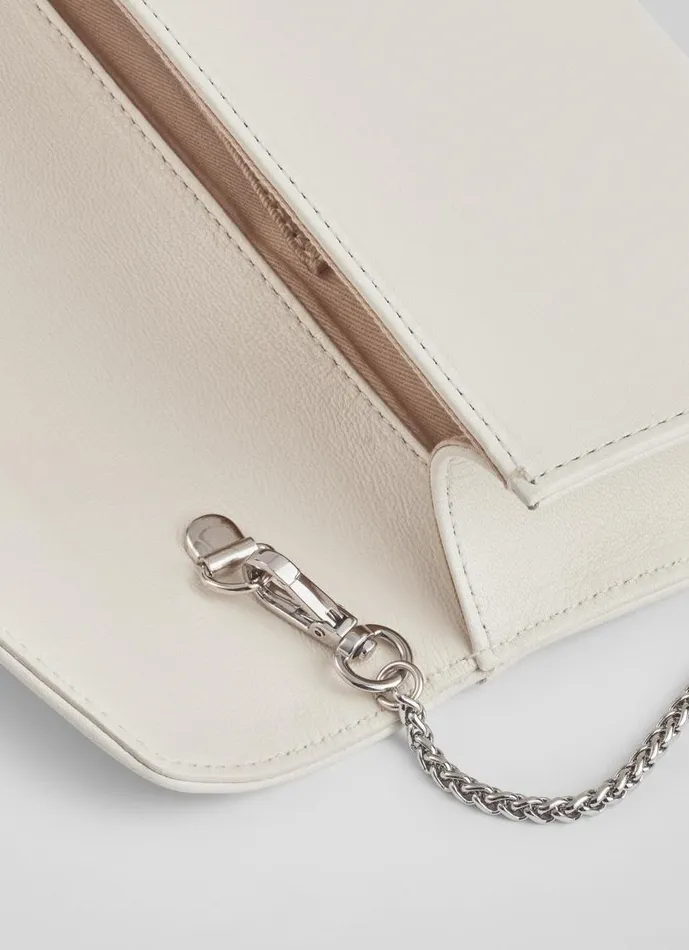 Women Lucille Cream Leather Clutch Bag LKBennett Clutch Bags Women Lucille Cream Leather Clutch Bag LKBennett Clutch Bags
