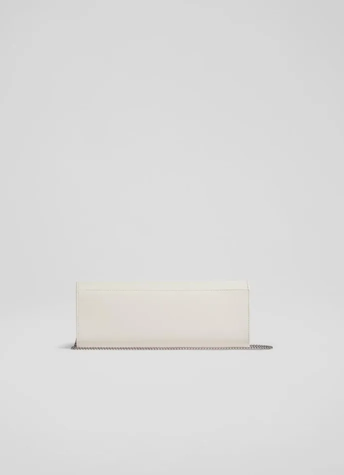 Women Lucille Cream Leather Clutch Bag LKBennett Clutch Bags Women Lucille Cream Leather Clutch Bag LKBennett Clutch Bags