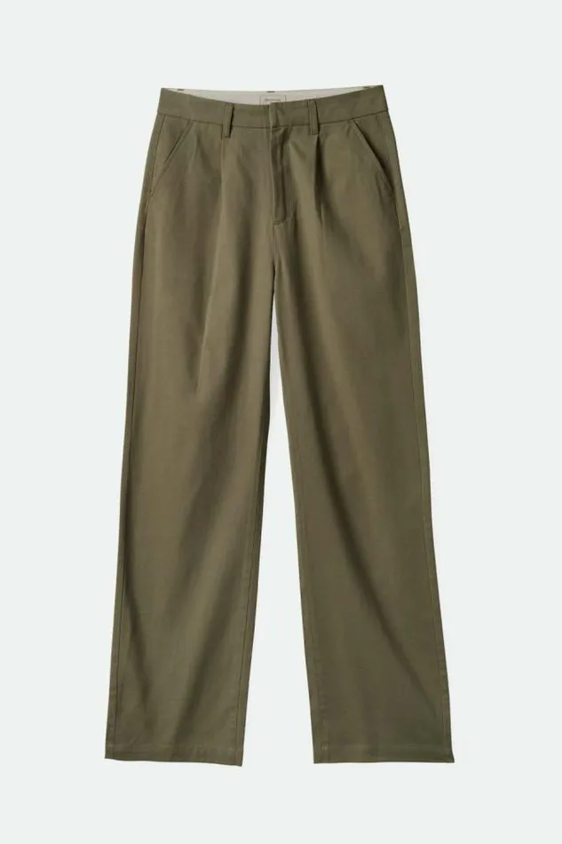 Women Ludlow Trouser Pant Olive Surplus Brixton Pants