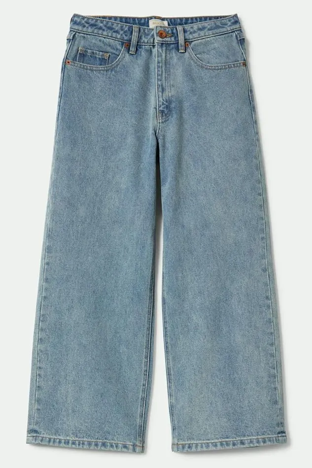 Women Margo Cropped 5Pocket Pant Light Denim Brixton Pants