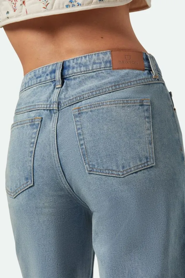 Women Margo Cropped 5Pocket Pant Light Denim Brixton Pants