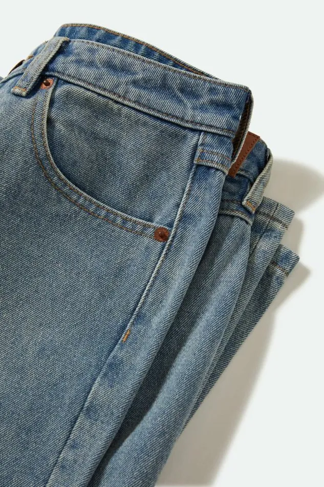 Women Margo Cropped 5Pocket Pant Light Denim Brixton Pants