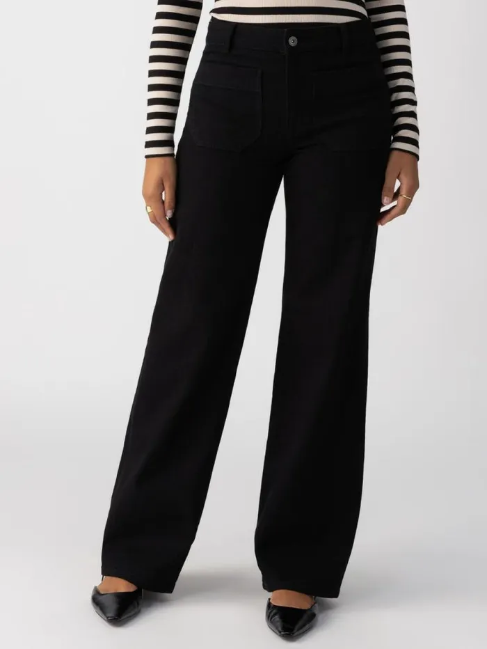 Women Marine Full Length Standard Rise Jeans Black Sanctuary Clothing Pants