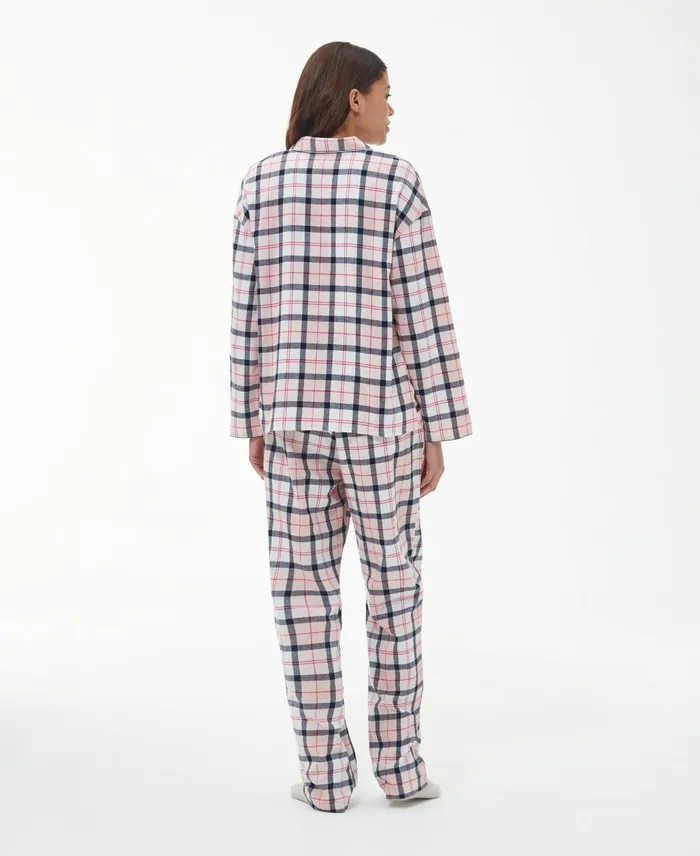 Women Nightwear Barbour Ellery Pyjama Set Pink Tartan Women Nightwear Barbour Ellery Pyjama Set Pink Tartan