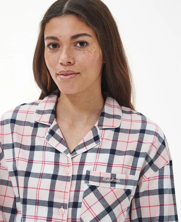 Women Nightwear Barbour Ellery Pyjama Set Pink Tartan Women Nightwear Barbour Ellery Pyjama Set Pink Tartan