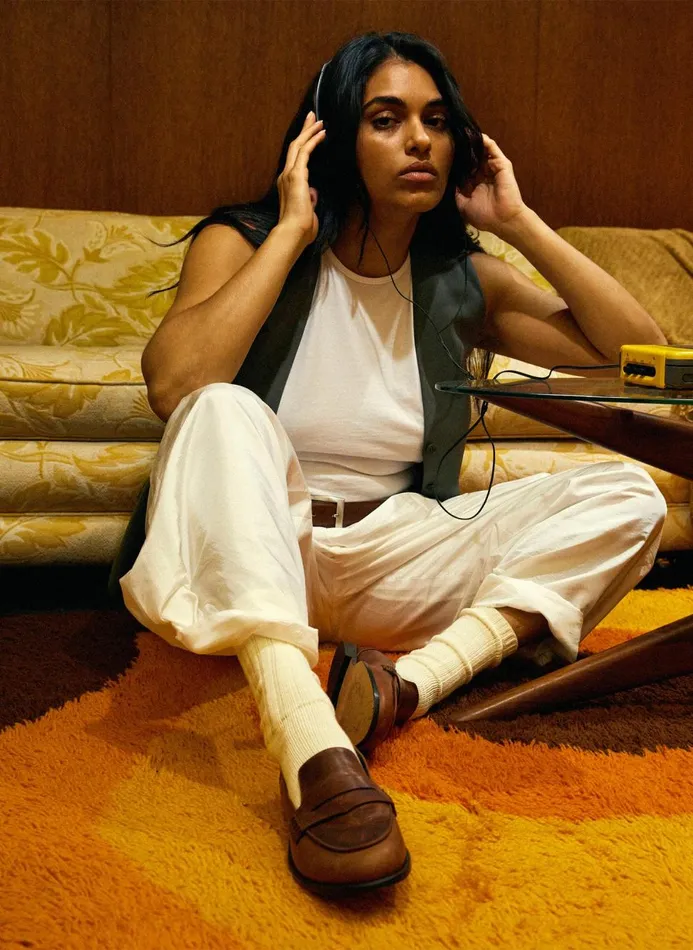 Women Pants and Shorts Tibi Stella Crispy Nylon Pleated Cargo Pant White