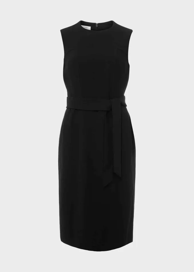 Women Petite Mel Dress Black Hobbs Suits and CoOrds