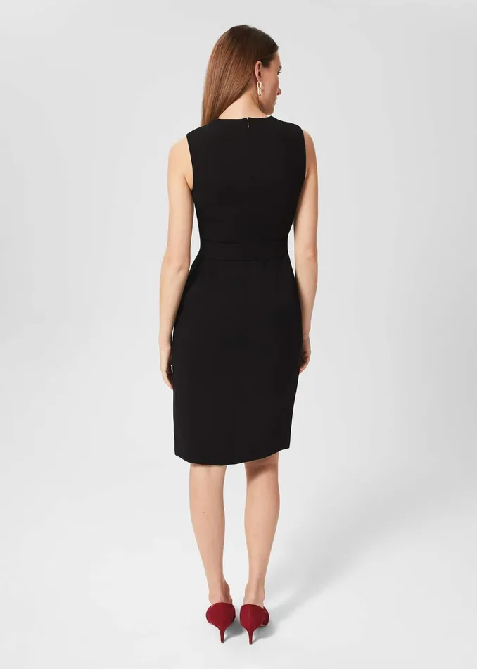Women Petite Mel Dress Black Hobbs Suits and CoOrds