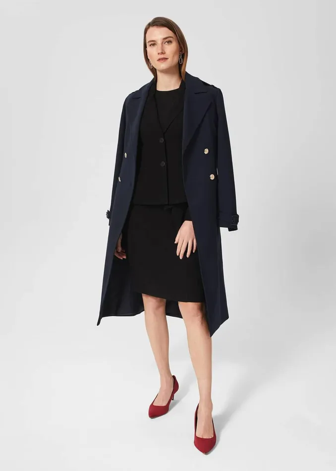 Women Petite Mel Dress Black Hobbs Suits and CoOrds