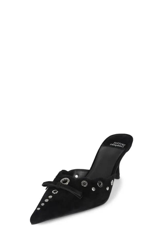 Women Pump Jeffrey Campbell GRATIS Baby Pink Suede Silver