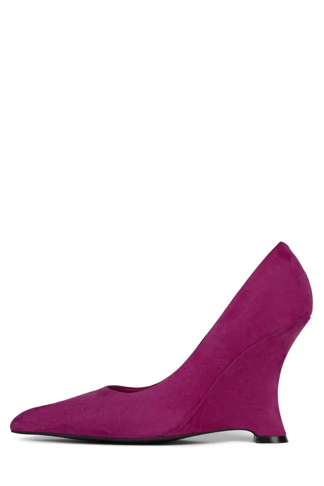 Women Pump Jeffrey Campbell INTRIGUED Fuchsia Suede