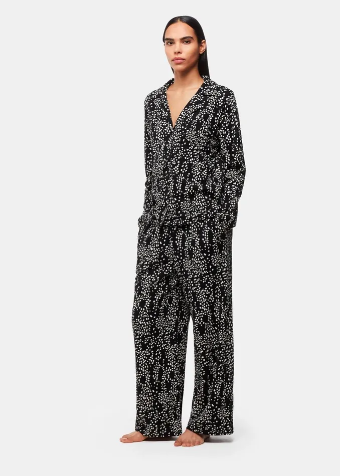 Women Pyjamas Whistles Multicolour Animal Spot Print Pyjamas