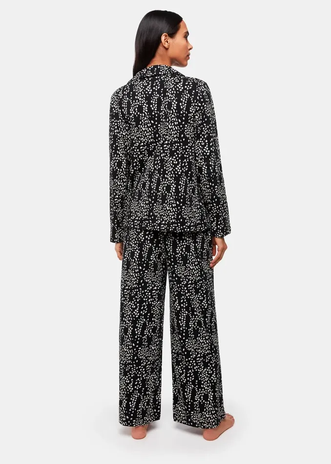 Women Pyjamas Whistles Multicolour Animal Spot Print Pyjamas