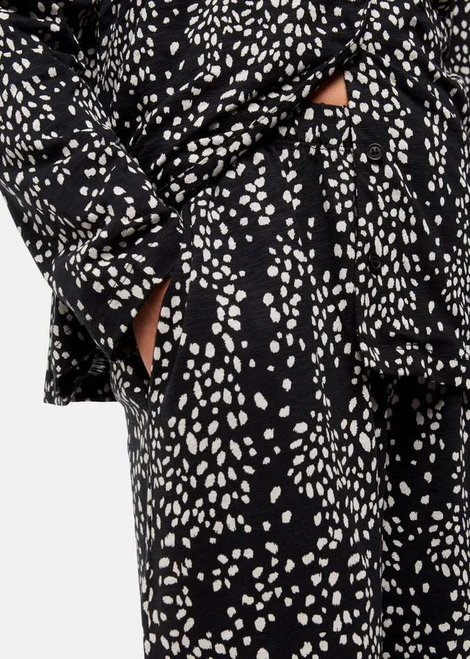 Women Pyjamas Whistles Multicolour Animal Spot Print Pyjamas