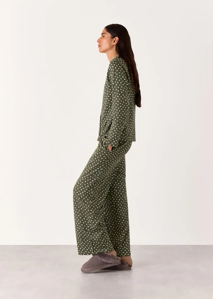 Women Pyjamas Whistles Multicolour Irregular Spot Print Pyjamas
