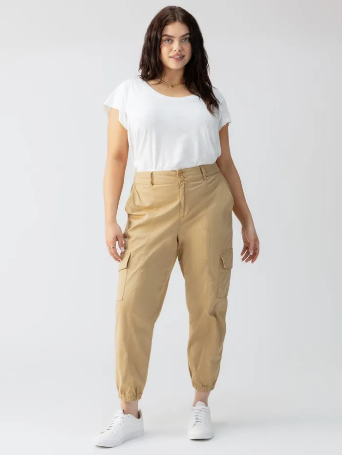 Women Rebel Standard Rise Pant True Khaki Inclusive Collection Sanctuary Clothing Pants