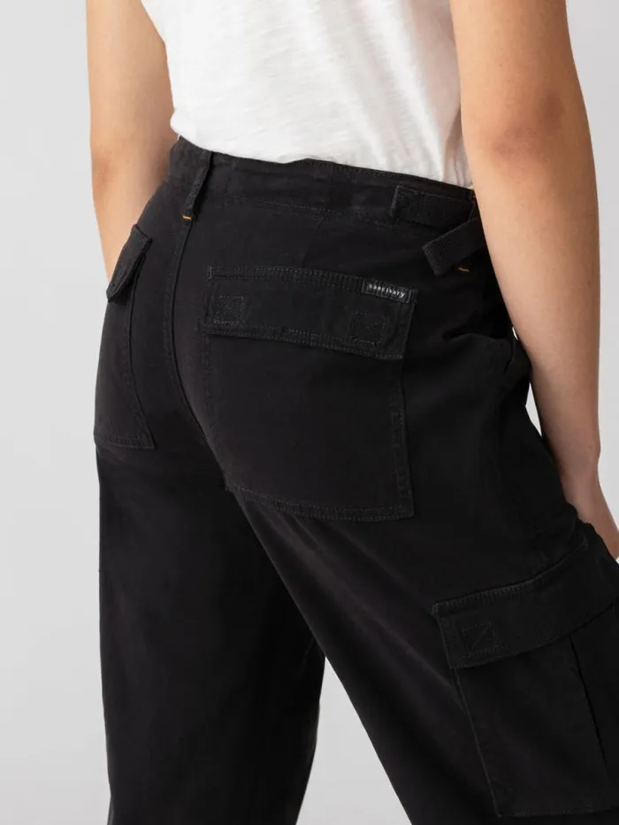 Women Reissue Cargo Standard Rise Pant Black Sanctuary Clothing Pants