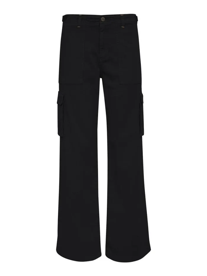 Women Reissue Cargo Standard Rise Pant Black Sanctuary Clothing Pants