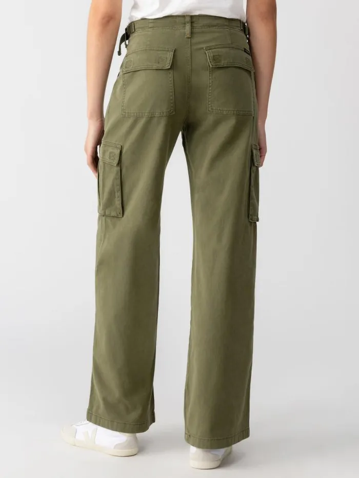 Women Reissue Cargo Standard Rise Pant Mossy Green Sanctuary Clothing Pants