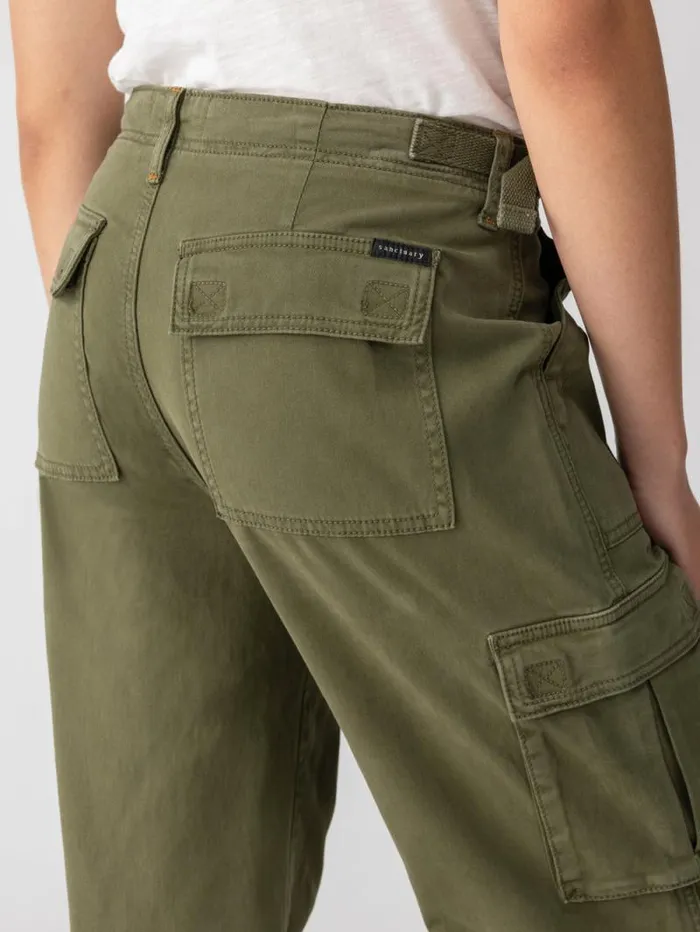 Women Reissue Cargo Standard Rise Pant Mossy Green Sanctuary Clothing Pants