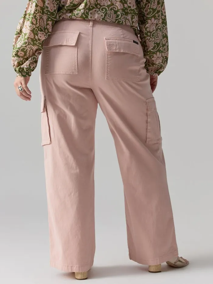 Women Reissue Cargo Standard Rise Pant Rose Smoke Inclusive Collection Sanctuary Clothing Inclusive