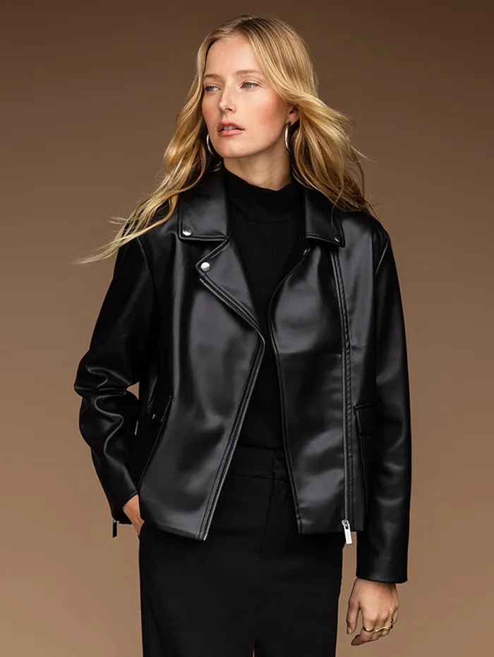 Women Ryder Moto Jacket Black Sanctuary Clothing Jackets and Outerwear