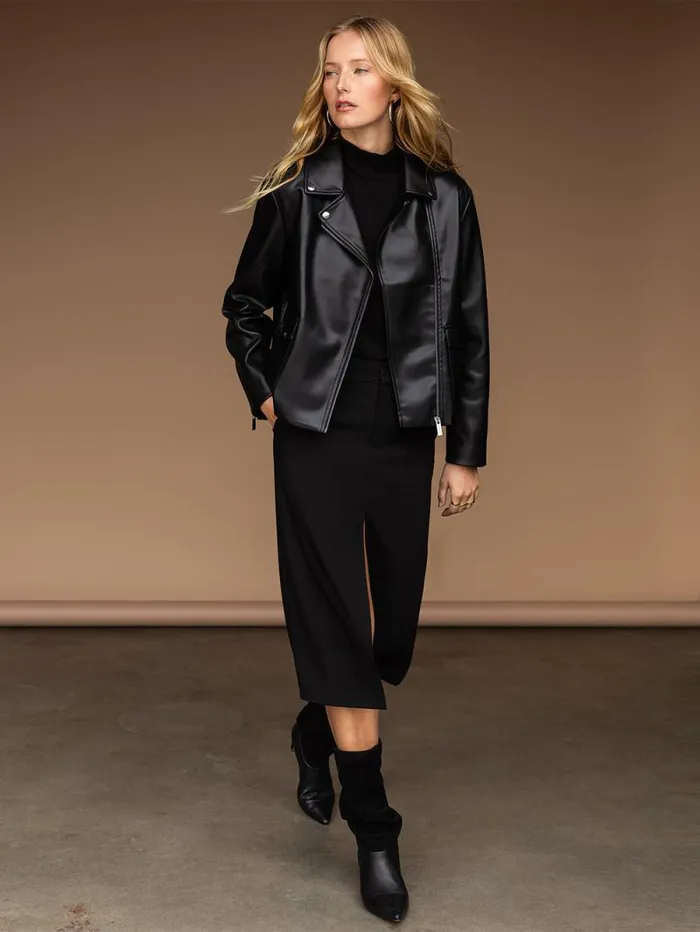 Women Ryder Moto Jacket Black Sanctuary Clothing Jackets and Outerwear Women Ryder Moto Jacket Black Sanctuary Clothing Jackets and Outerwear