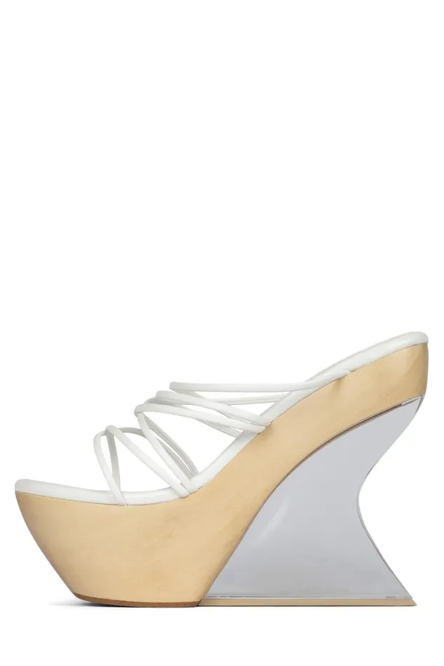 Women Sandal Jeffrey Campbell ANDROID White