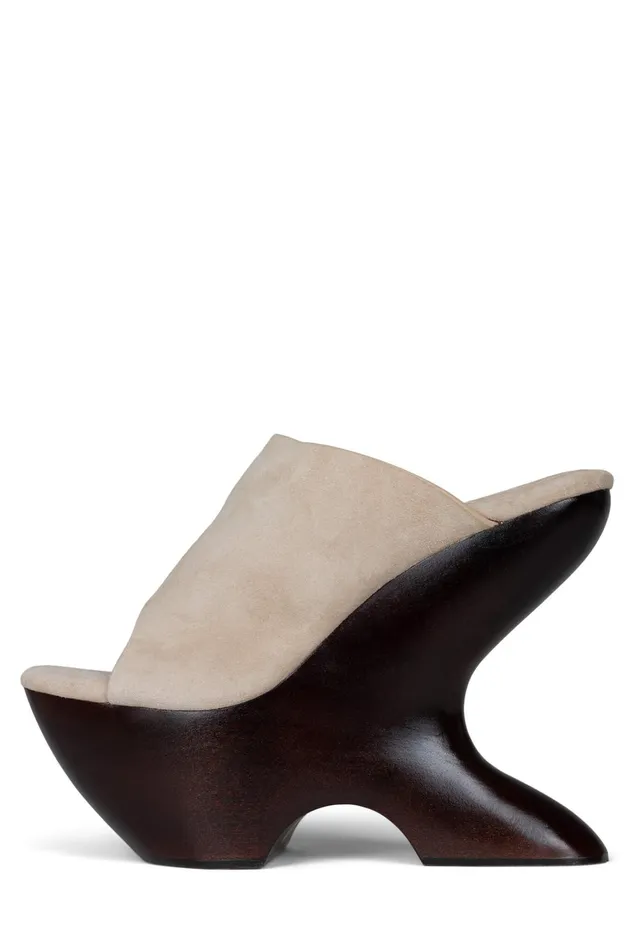 Women Sandal Jeffrey Campbell GIAH2 Teal Suede Brown