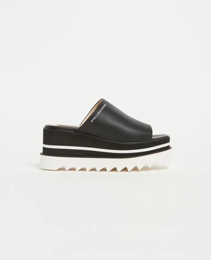 Women Sandals Stella McCartney SneakElyse Platform Mules Black Women Sandals Stella McCartney SneakElyse Platform Mules Black